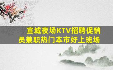 宣城夜场KTV招聘促销员兼职热门本市好上班场